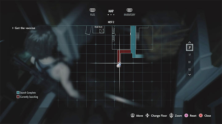 Dziennik leży na ziemi południowego korytarza na piętrze 2F gniazda NEST 2 - Resident Evil 3: NEST 2 sekrety, znajdźki - Resident Evil 3 - poradnik do gry