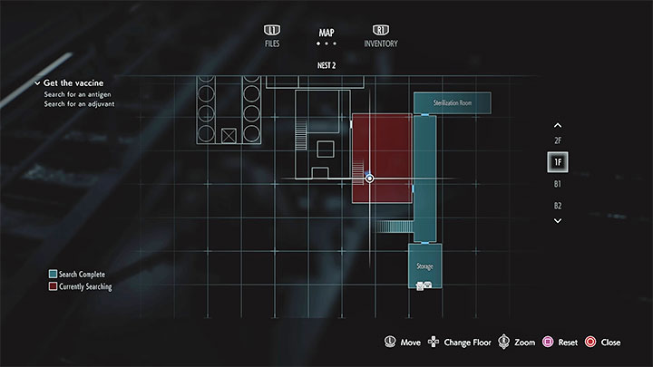 Notatka jest w pomieszczeniu na piętrze 1F gniazda Nest 2 - Resident Evil 3: NEST 2 sekrety, znajdźki - Resident Evil 3 - poradnik do gry