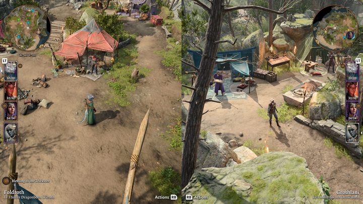 Zarówno konsolowa, jaki i PCtowa wersja BG3 oferują również tryb podzielonego ekranu - Baldurs Gate 3: Co-op - Baldurs Gate 3 - poradnik do gry