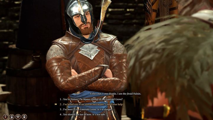 Dodatnie punkty w relacjach z Halsinem możecie gromadzić dzięki - Baldurs Gate 3: Jak zrekrutować Halsina w BG3? - Baldurs Gate 3 - poradnik do gry