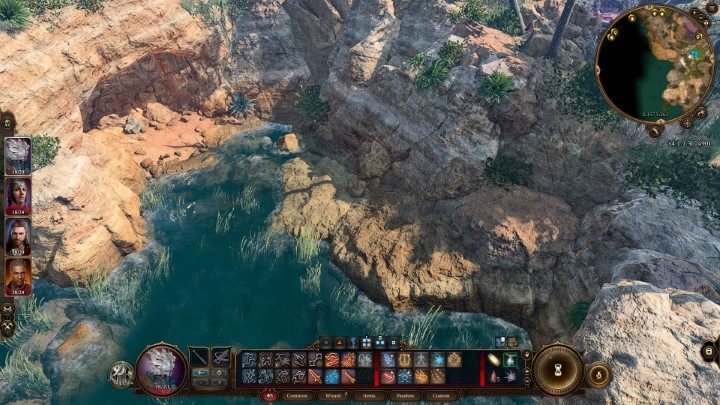 By dostać się do wspomnianego miejsca, skierujcie swoje kroki w kierunku brzegu, w okolicy którego zaczynaliście zabawę - Baldurs Gate 3: Zagadka z Ukryta skrzynią Harfiarzy - Baldurs Gate 3 - poradnik do gry