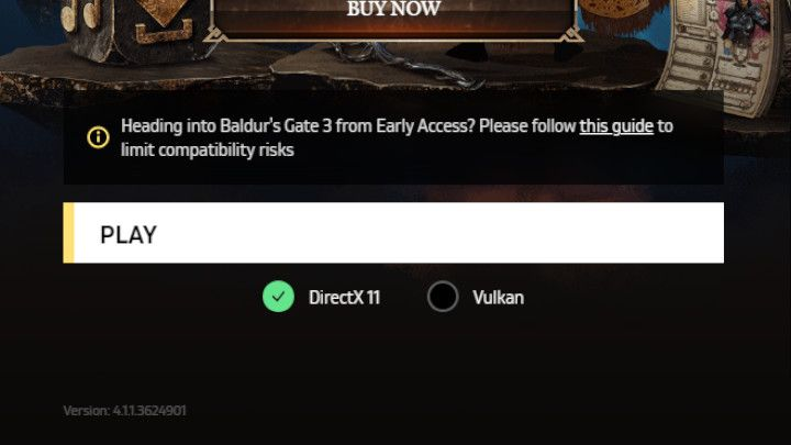 Opcja zmiany używanego API dostępna jest zaraz po uruchomieniu gry, w Launcherze Larian Studios - Baldurs Gate 3: Wybrać DirectX 11 czy Vulkan? - Baldurs Gate 3 - poradnik do gry