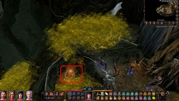 W tym miejscu powinieneś użyć zaklęcia Piórkospadania, by członkowie drużyny nie odnieśli żadnych obrażeń przy skoku z tak dużej wysokości - Baldurs Gate 3: Jak pokonać Ciotkę Ethel (Zielona Wiedźma)? - Baldurs Gate 3 - poradnik do gry