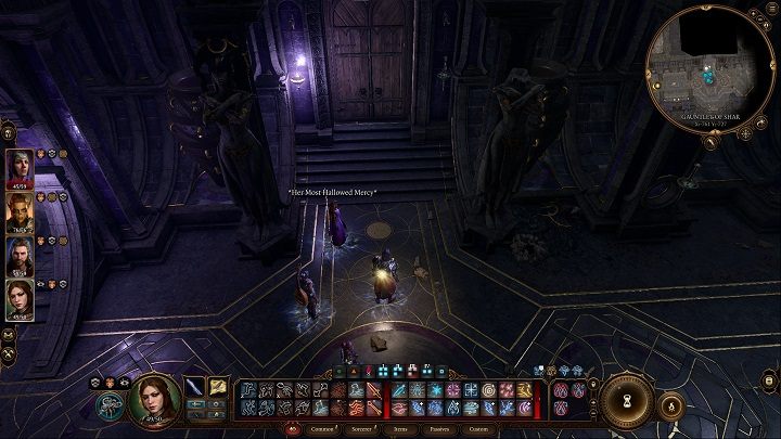 Kolejna próba będzie wymagala sprytu, gdyż czeka was walka z waszymi odbiciami, które posiadają te same przedmioty i zdolności oraz kilka dodatkowych umiejętności, których wy nie posiadacie - Baldurs Gate 3: Rękawica Shar (Gauntlet of Shar) w BG3 - opis przejścia - Baldurs Gate 3 - poradnik do gry