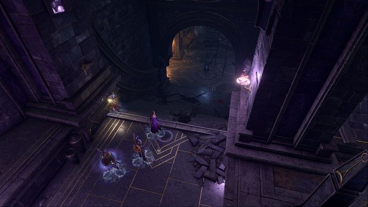 Możecie podążać za nią albo spróbować ją obejść - bardzo szybko zobaczycie, że będzie czekać was interakcja ze znajdującymi się tutaj postaciami - Baldurs Gate 3: Rękawica Shar (Gauntlet of Shar) w BG3 - opis przejścia - Baldurs Gate 3 - poradnik do gry