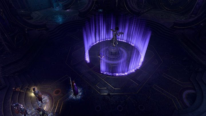 Waszym zadaniem tutaj jest opuścić cztery kadzielnice za pomocą dźwigni - Baldurs Gate 3: Rękawica Shar (Gauntlet of Shar) w BG3 - opis przejścia - Baldurs Gate 3 - poradnik do gry