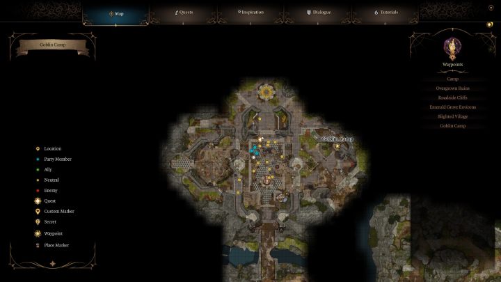 Obóz goblinów to duża lokacja znajdująca się na zachodnim krańcu krainy z 1 aktu - Baldurs Gate 3: Jak dostać się do obozu goblinów w BG3? - Baldurs Gate 3 - poradnik do gry