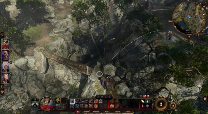 Pierwsze sekretne przejście znajduje się na południowy wschód od głównej bramy prowadzącej do obozu - Baldurs Gate 3: Jak dostać się do obozu goblinów w BG3? - Baldurs Gate 3 - poradnik do gry