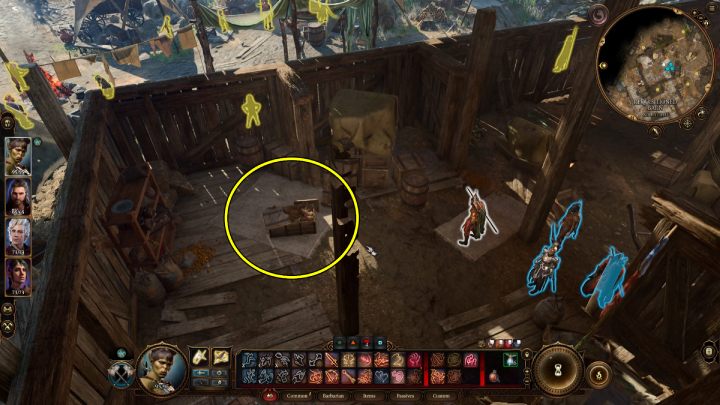 Uważajcie na strażnika patrolującego budynek - Baldurs Gate 3: Zbadaj podejrzane zabawki (Investigate the Suspicious Toys) w BG3 - opis przejścia - Baldurs Gate 3 - poradnik do gry
