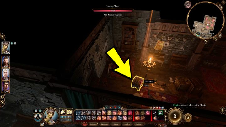 Gdy wejdziecie do domu idźcie prosto i zbadajcie pokój naprzeciwko drzwi wejściowych - Baldurs Gate 3: Zbadaj podejrzane zabawki (Investigate the Suspicious Toys) w BG3 - opis przejścia - Baldurs Gate 3 - poradnik do gry