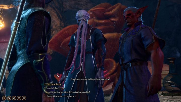 Rozmawiając z Omeluumem, powiedźcie mu, że chcecie pozbyć się kijanki - Baldurs Gate 3: Podmrok (Underdark) w BG3 - opis przejścia - Baldurs Gate 3 - poradnik do gry