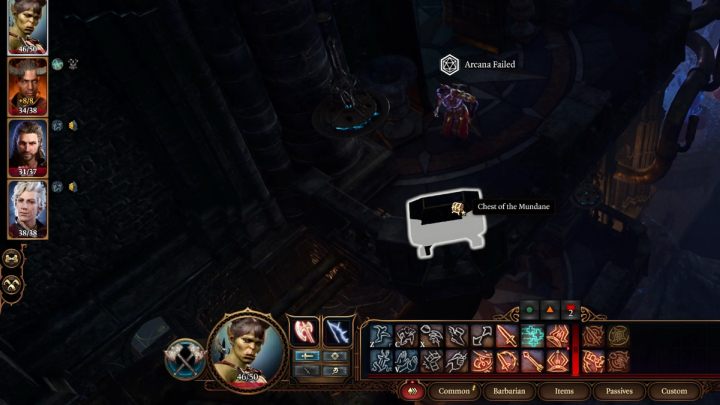 Na 2 piętrze znajdziecie zaczarowaną skrzynię na jednym z balkonów - Baldurs Gate 3: Podmrok (Underdark) w BG3 - opis przejścia - Baldurs Gate 3 - poradnik do gry