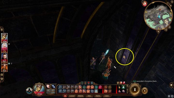 Idźcie na koniec pomieszczenia i wciśnijcie guzik na ścianie po prawej stronie - Baldurs Gate 3: Kuźnia Gryma (Grymforge) w BG3 - opis przejścia - Baldurs Gate 3 - poradnik do gry