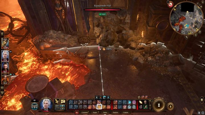 Wróćcie od rumowiska i połóżcie przy nim fiolkę od Filomeny - Baldurs Gate 3: Kuźnia Gryma (Grymforge) w BG3 - opis przejścia - Baldurs Gate 3 - poradnik do gry