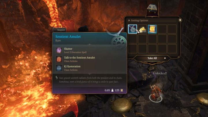 Aby otworzyć skrzynię musicie wyrzucić co najmniej 20 na kostce - Baldurs Gate 3: Kuźnia Gryma (Grymforge) w BG3 - opis przejścia - Baldurs Gate 3 - poradnik do gry