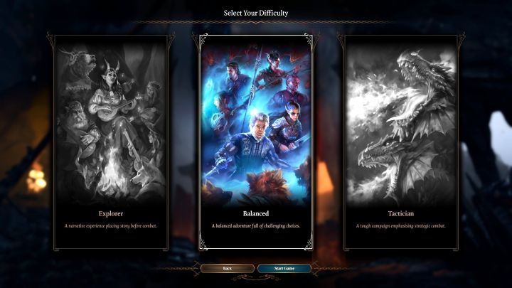 W Baldurs Gate 3 dostępne są 3 podstawowe poziomy trudności - Baldurs Gate 3: Wszystkie poziomy trudności - Baldurs Gate 3 - poradnik do gry