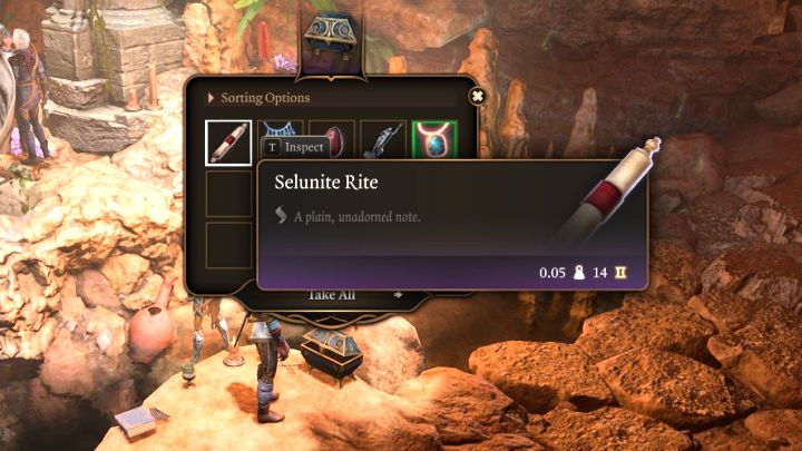 W skrzyni są - Baldurs Gate 3: Zagadka skrzyni Selune obok legowiska sowodźwiedzia - Baldurs Gate 3 - poradnik do gry