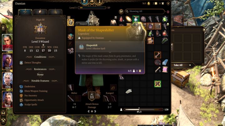 2 - Baldurs Gate 3: Jak działa Maska zmiennokształtnego (Mask of the Shapeshifter)? - Baldurs Gate 3 - poradnik do gry