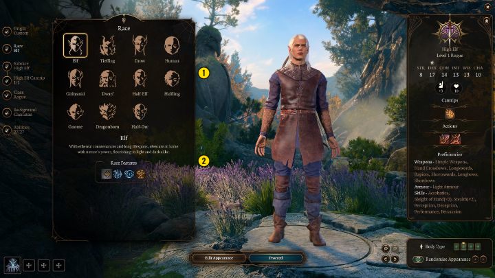 W Baldurs Gate 3 macie do wyboru 11 ras z czego każda z nich jest unikalna na swój sposób i może mieć własne podrasy - Baldurs Gate 3: Kreator postaci - Baldurs Gate 3 - poradnik do gry