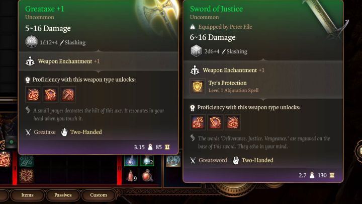 Uwaga - Gra nie wyświetla dobrze widocznych komunikatów o przeciążonej postaci - Baldurs Gate 3: Czy jest limit udźwigu w BG3? - Baldurs Gate 3 - poradnik do gry