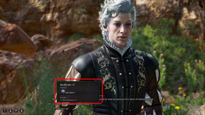 Na powyższym obrazku można zauważyć sytuację w której jeden z bohaterów rozmawia z Astarionem na temat zdarzenia na drodze - Baldurs Gate 3: Zdolności (Abilities) - Baldurs Gate 3 - poradnik do gry