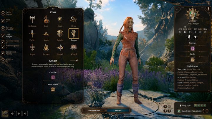 Najlepszą rasą dla Łowcy jest Leśny elf - Baldurs Gate 3: Najlepszy build dla Łowcy - Baldurs Gate 3 - poradnik do gry