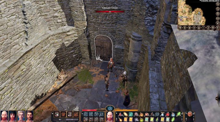 Sypialnia (Bedchamber) to mniejsza dodatkowa lokacja znajdująca się obok zrujnowanej kaplicy - Baldurs Gate 3: Mapa Zarośnięte ruiny i Przydrożne klify w BG3 - Baldurs Gate 3 - poradnik do gry