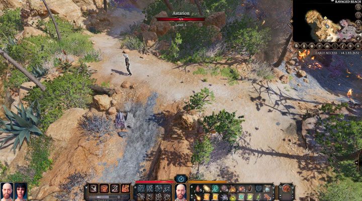 Astarion - Baldurs Gate 3: Mapa Zarośnięte ruiny i Przydrożne klify w BG3 - Baldurs Gate 3 - poradnik do gry