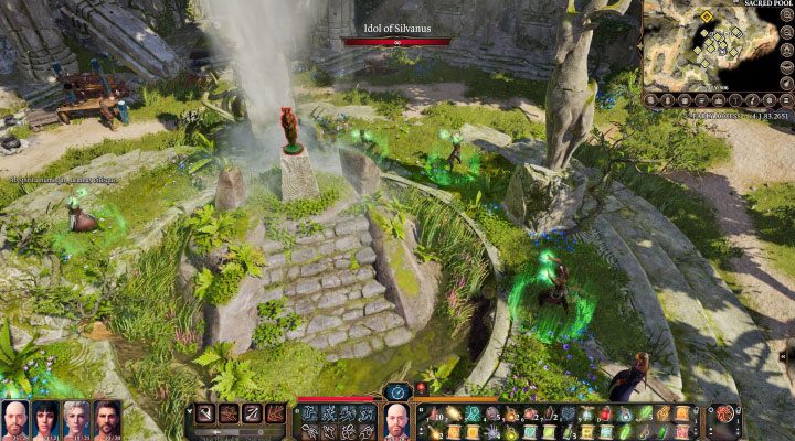 Posążek Silvanusa - Baldurs Gate 3: Szmaragdowy Gaj (Emerald Grove) mapa - gaj druidów w BG3 - Baldurs Gate 3 - poradnik do gry