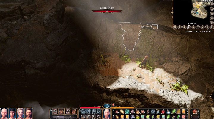 Podziemne przejście (Underground Passage) to loch znajdujący się pod Gajem druidów - Baldurs Gate 3: Szmaragdowy Gaj (Emerald Grove) mapa - gaj druidów w BG3 - Baldurs Gate 3 - poradnik do gry