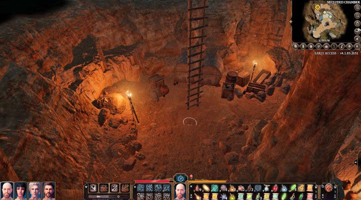 Wejście do Odosobnionego pomieszczenia znajduje się na terenie Gaju druidów - musicie odnaleźć kamienne drzwi w zachodniej części tej lokacji - Baldurs Gate 3: Szmaragdowy Gaj (Emerald Grove) mapa - gaj druidów w BG3 - Baldurs Gate 3 - poradnik do gry