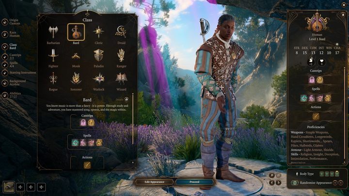 Wiele z ras dostępnych w Baldurs Gate 3 sprawdzi się w roli Barda, lecz na potrzeby poradnika polecamy Wam jedną z poniższych - Baldurs Gate 3: Najlepszy build dla Barda - Baldurs Gate 3 - poradnik do gry