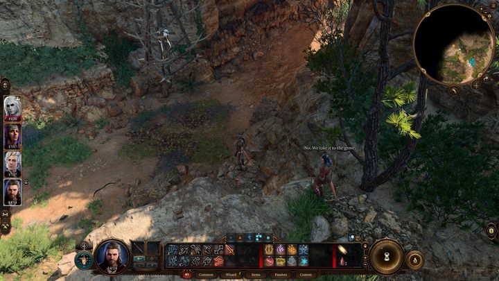 Laezel znajdziecie na północ od wraku nautiloida oraz od punktu szybkiej podróży Przydrożne klify, przy którym znaleźliście innego towarzysza, Galea - Baldurs Gate 3: Laezel w klatce - solucja, opis przejścia - Baldurs Gate 3 - poradnik do gry