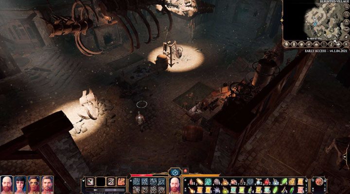 Poprawne zaliczenie testu z lustrem odblokowuje dostęp do laboratorium nekromanty - Baldurs Gate 3: Mapa Opuszczona wioska (Blighted Village) w BG3 - Baldurs Gate 3 - poradnik do gry