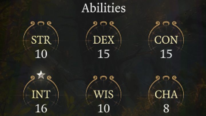 Proponujemy rozdanie punktów cech Maga w następujący sposób - Baldurs Gate 3: Mag (Wizard) - najlepszy build postaci - Baldurs Gate 3 - poradnik do gry