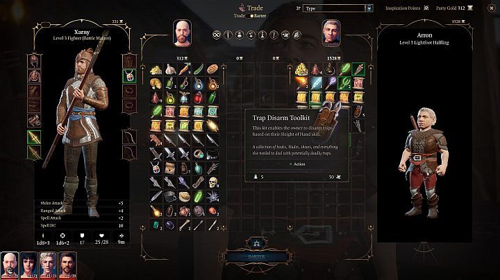 Do rozbrajania pułapek wykorzystywany jest specjalny zestaw narzędzi (Trap Disarm Toolkit) - Baldurs Gate 3: Jak rozbrajać pułapki? - Baldurs Gate 3 - poradnik do gry