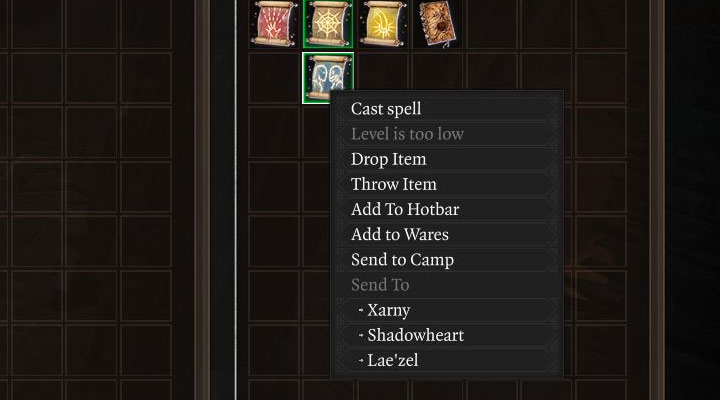 Przy próbie nauczenia się czaru gra może wyświetlić dwa różne rodzaje blokad - Baldurs Gate 3: Jak uczyć się zaklęć? - Baldurs Gate 3 - poradnik do gry