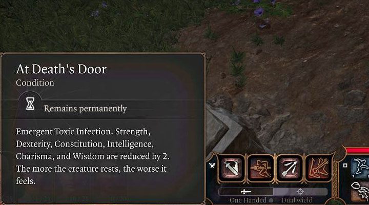 Jeśli przyjąłeś truciznę, to Nettie poinformuje cię o tym fakcie i o powodzie zachowania się przez nią w taki sposób - Baldurs Gate 3: Nettie i antidotum - Rozwiązanie zagadki - Baldurs Gate 3 - poradnik do gry