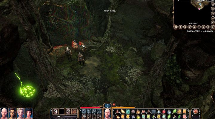 Obróć kamerę w taki sposób, by dostrzeć ścieżkę za drzwiami - Baldurs Gate 3: Drzwi w kryjówce wiedźmy - Rozwiązanie zagadki - Baldurs Gate 3 - poradnik do gry