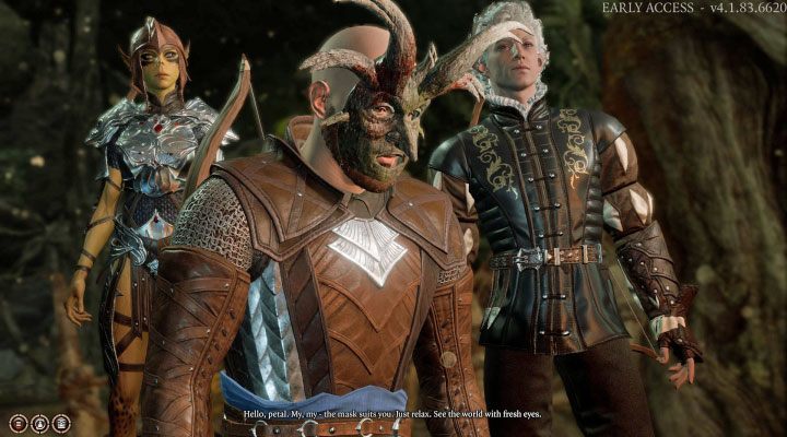 Maskę możesz założyć w taki sam sposób, jak każde inne nakrycie głowy - Baldurs Gate 3: Drzwi w kryjówce wiedźmy - Rozwiązanie zagadki - Baldurs Gate 3 - poradnik do gry