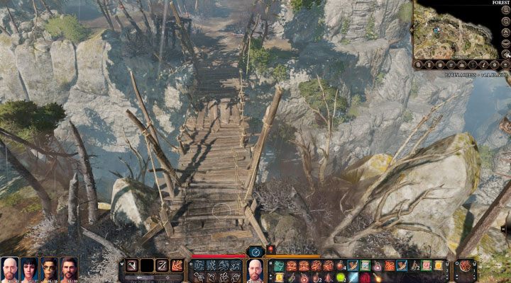 Most do obozu goblinów - Baldurs Gate 3: Mapa obóz goblinów w BG3 - Baldurs Gate 3 - poradnik do gry