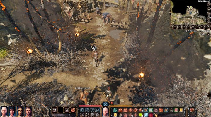 Strażnicy obozu - Baldurs Gate 3: Mapa obóz goblinów w BG3 - Baldurs Gate 3 - poradnik do gry