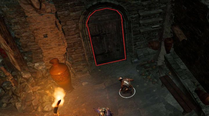 Drzwi prowadzące do Splugawionej świątyni - Baldurs Gate 3: Mapa Zniszczone sanktuarium i Splugawiona świątynia w BG3 - Baldurs Gate 3 - poradnik do gry