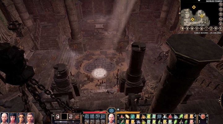 Zagadka księżycowa - Baldurs Gate 3: Mapa Zniszczone sanktuarium i Splugawiona świątynia w BG3 - Baldurs Gate 3 - poradnik do gry