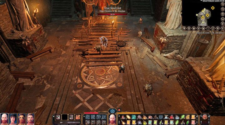 Goblińska kapłanka - Baldurs Gate 3: Mapa Zniszczone sanktuarium i Splugawiona świątynia w BG3 - Baldurs Gate 3 - poradnik do gry