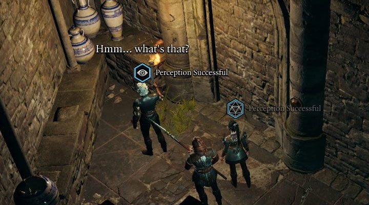 Odnajdywanie wielu sekretów w grze jest wynikiem nie tylko starannej eksploracji otoczenia, ale również zaliczania automatycznych testów umiejętności - Baldurs Gate 3: Jak odnajdywać sekretne przejścia? - Baldurs Gate 3 - poradnik do gry