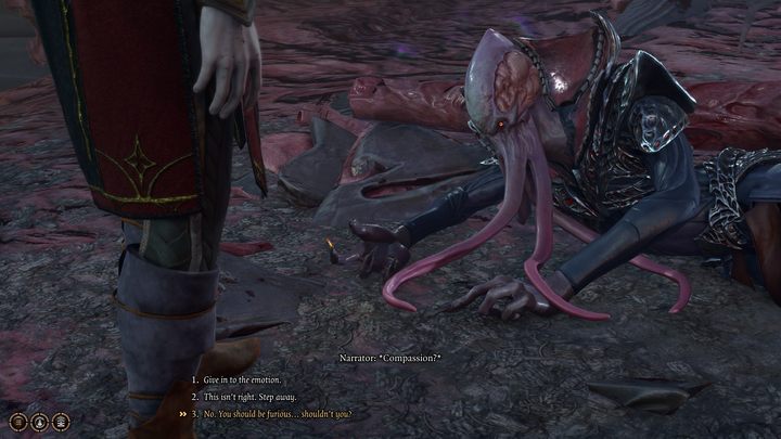 Gdy tylko podejdziecie do łupieżcy, potwór spróbuje przejąć kontrolę nad waszym umysłem - Baldurs Gate 3: Usunięcie pasożyta - solucja, opis przejścia - Baldurs Gate 3 - poradnik do gry