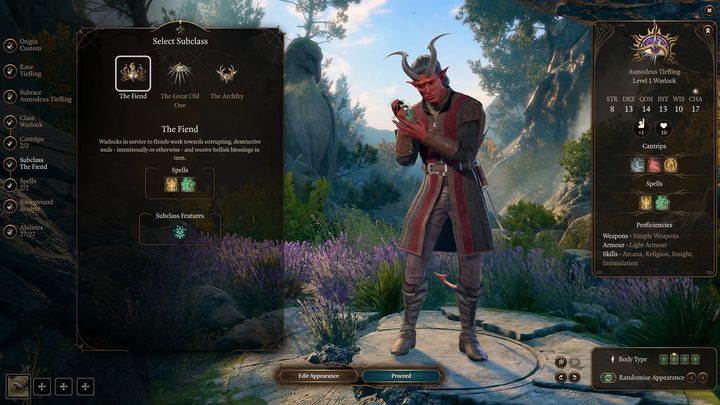 Podczas wybierania rasy dla Waszego Czarownika, polecamy zwrócić uwagę na Diabelstwa oraz Mrocznych elfów (Drowy) - Baldurs Gate 3: Najlepszy build dla Czarownika - Baldurs Gate 3 - poradnik do gry