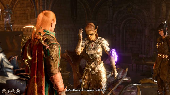 Nie musicie starać się ratować Laezel, ponieważ próba usunięcia pasożyta i tak zakończy się fiaskiem - Baldurs Gate 3: Odszukaj szkółkę githyanki - solucja, opis przejścia - Baldurs Gate 3 - poradnik do gry