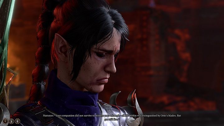 Podnieście jej kamień pustki i podejmijcie decyzję - możecie udać się do Gortasha, aby dobić z nim paktu albo go wyeliminować i przejąć jego kamień - Baldurs Gate 3: Zdobądź kamień pustki Orin - Baldurs Gate 3 - poradnik do gry